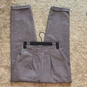 Ralph Lauren Men's Black and White Checkered Pants